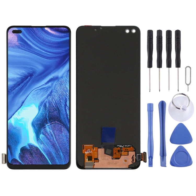 Original AMOLED Material LCD Screen and Digitizer Full Assembly for OPPO Reno4