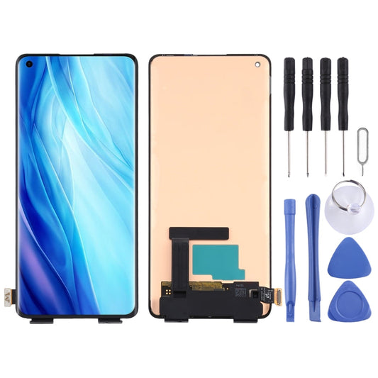 Original AMOLED Material LCD Screen and Digitizer Full Assembly for OPPO Reno4 Pro / Reno 3 Pro My Store