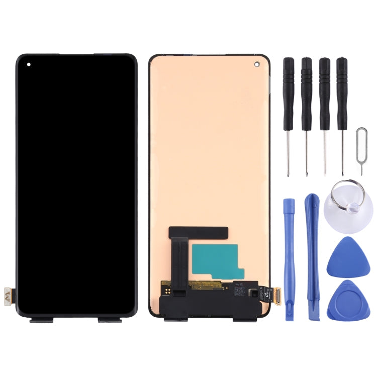 Original AMOLED Material LCD Screen and Digitizer Full Assembly for OPPO Reno4 Pro / Reno 3 Pro