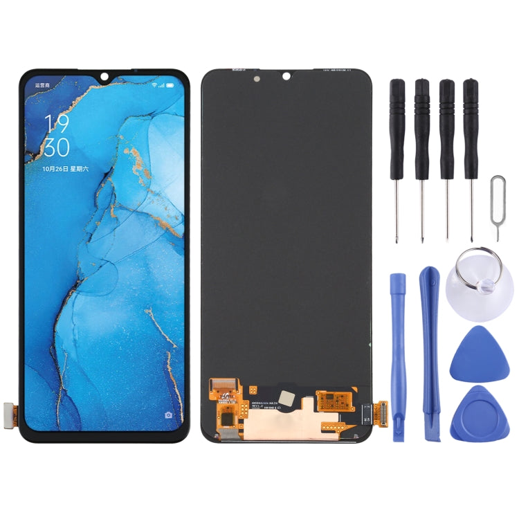 Original AMOLED Material LCD Screen and Digitizer Full Assembly for OPPO Reno3 CPH2043 / A91/ PCPM00 / CPH2001 / CPH2021 / F15 / CPH2001 / Find X2 Lite / CPH2005 / K7 5G / F17 CPH2095 My Store