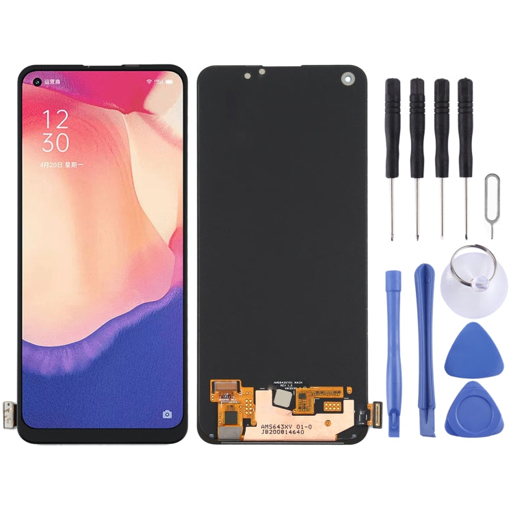 Original AMOLED Material LCD Screen and Digitizer Full Assembly for OPPO Reno4 SE(China) / Realme 7 Pro / Realme Q2 Pro / Realme X7 5G /RMX2170, PEAM00, PEAT00 My Store