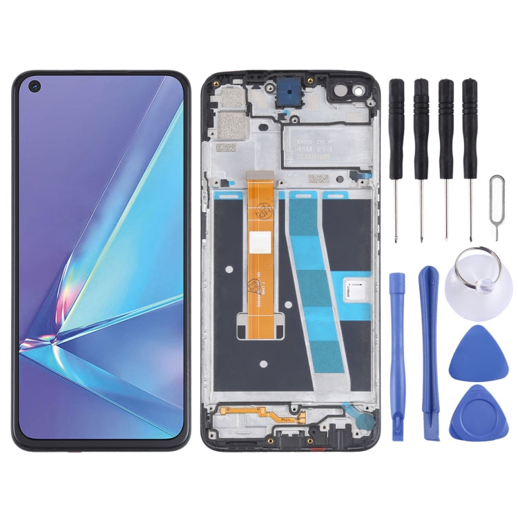 Original LCD Screen and Digitizer Full Assembly With Frame for OPPO A72(2020) LTE Version CPH2067