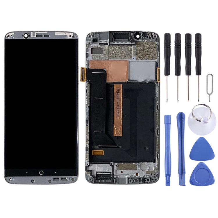 AMOLED Material LCD Screen and Digitizer Full Assembly With Frame for ZTE Axon 7 A2017 A2017U A2017G My Store