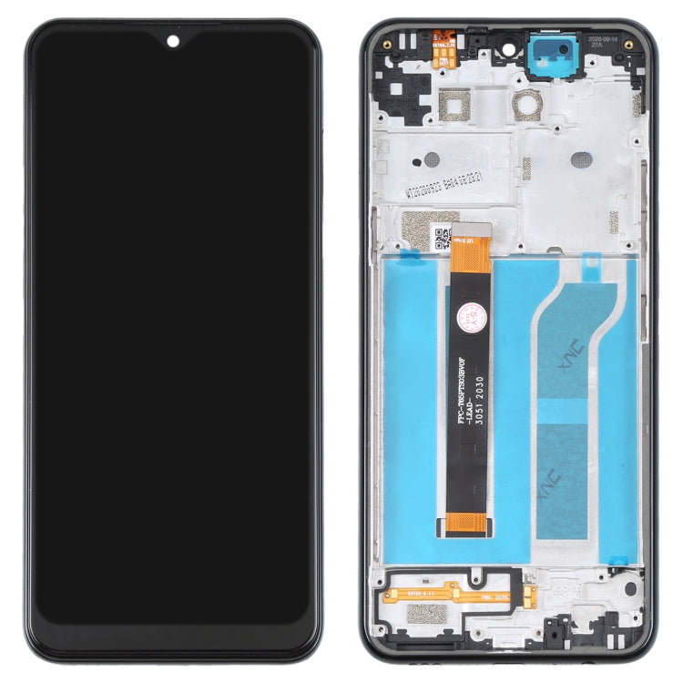 LCD Screen and Digitizer Full Assembly With Frame for LG K51 LM-Q510N