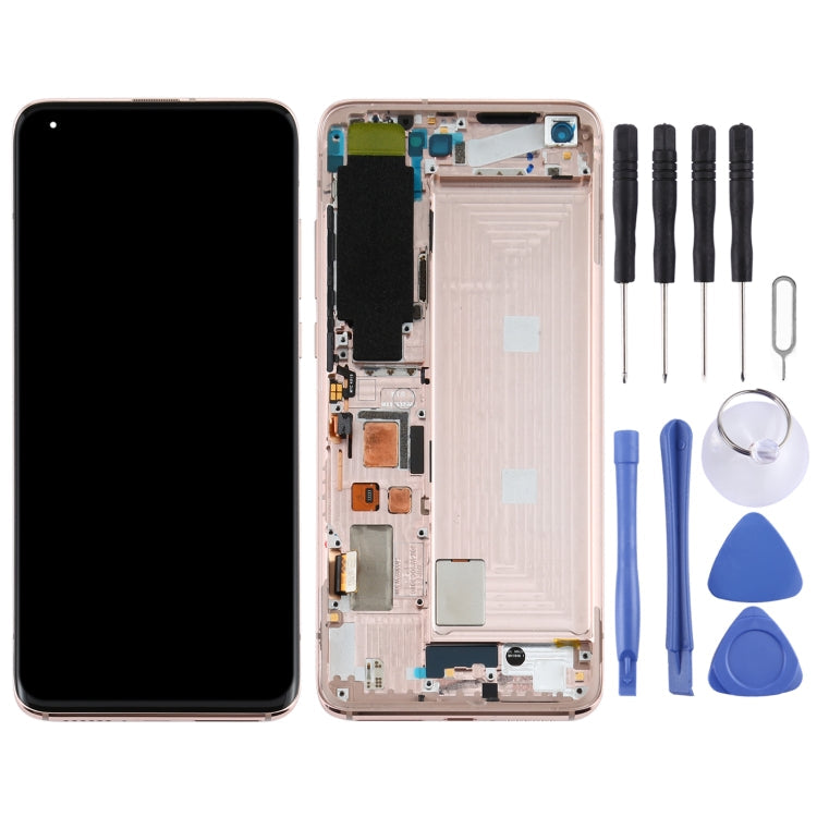 LCD Screen and Digitizer Full Assembly With Frame for Xiaomi Mi 10 5G / Mi 10 Pro 5G M2001J2G, M2001J2I (S Version)