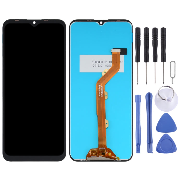 LCD Screen and Digitizer Full Assembly for Tecno Spark 4 Lite KC8S