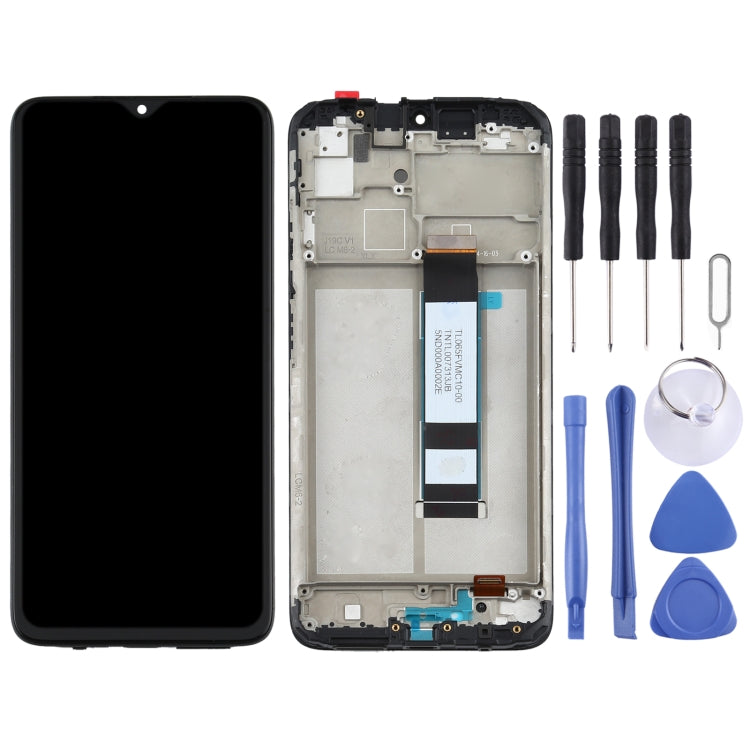 Original LCD Screen and Digitizer Full Assembly With Frame for Xiaomi Redmi Note 9 4G / Poco M3 / Redmi 9T / Redmi 9 Power