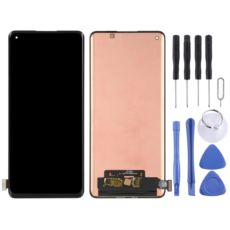 Original Super AMOLED Material LCD Screen and Digitizer Full Assembly for OPPO Reno5 Pro 5G / Reno5 Pro+ 5G / Find X3 Neo PDSM00, PDST00, CPH2201,PDRM00, PDRT00