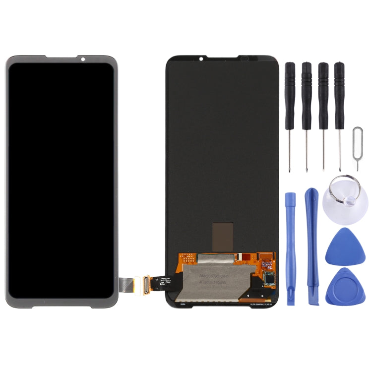 Original AMOLED Material LCD Screen and Digitizer Full Assembly for Xiaomi Black Shark 3S