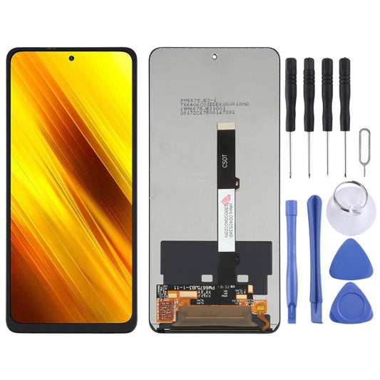 LCD Screen and Digitizer Full Assembly for Xiaomi Poco X3/Redmi Note 9 Pro 5G/Mi 10T Lite 5G M2010J19SC M2010J19CG M2007J17G My Store