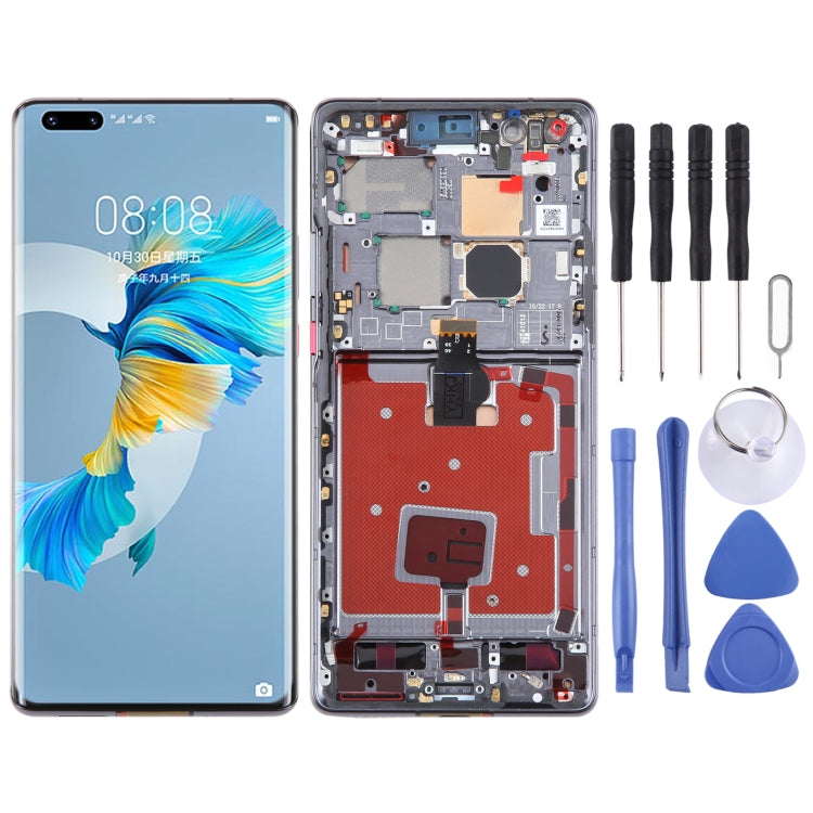 Original LCD Screen and Digitizer Full Assembly with Frame for Huawei Mate 40 Pro