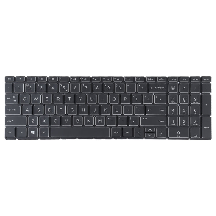 US Version Keyboard with Keyboard Backlight for HP 15-DA 15-DA0002DX 15-DA0008CA 15-DB 15-DB0003CA TPN-C135 TPN-C136