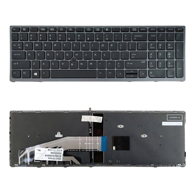 US Version Keyboard with Backlight for HP Zbook 15 17 G3 848311-001 My Store