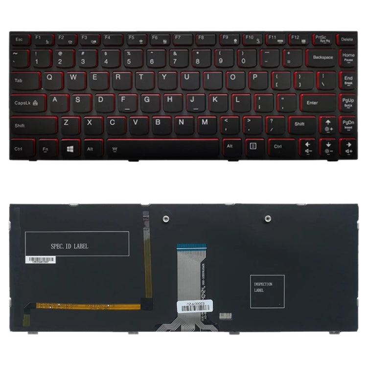 US Version Keyboard with Backlight for Lenovo IdeaPad Y400 Y400N Y410P Y430P My Store