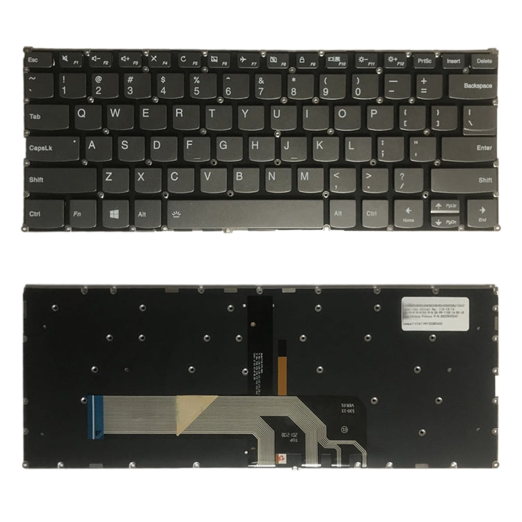 US Version Keyboard with Backlight for Lenovo Yoga 730-13IKB 730-13IWL 730-15IKB 730-15IWL 530-14 530-14IKB FLEX6-14 My Store