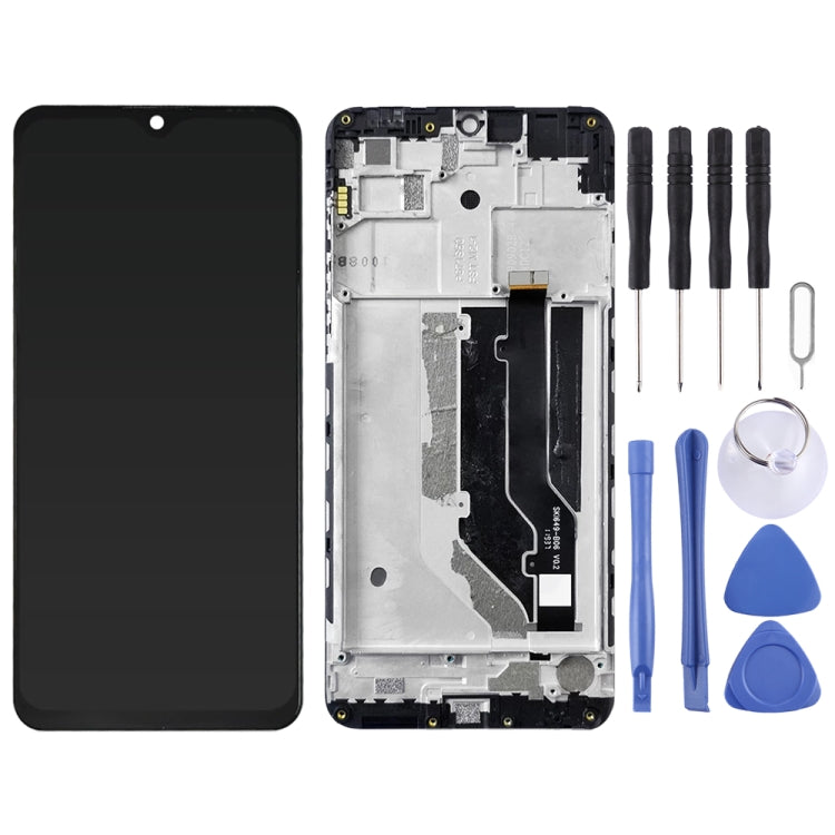 LCD Screen and Digitizer Full Assembly with Frame For ZTE 20 Smart V2050