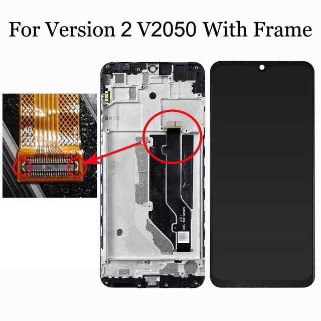 LCD Screen and Digitizer Full Assembly with Frame For ZTE 20 Smart V2050 My Store