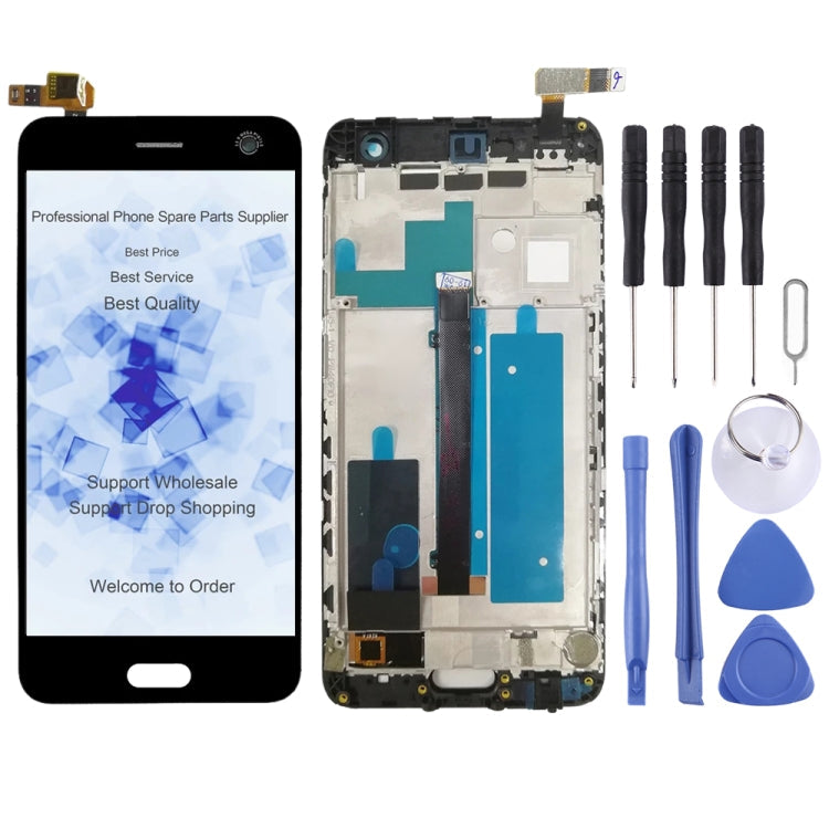 LCD Screen and Digitizer Full Assembly with Frame For ZTE Blade V8 BV0800