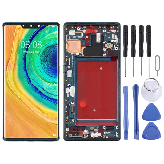 LCD Screen and Digitizer Full Assembly with Frame for Huawei Mate 30 Pro