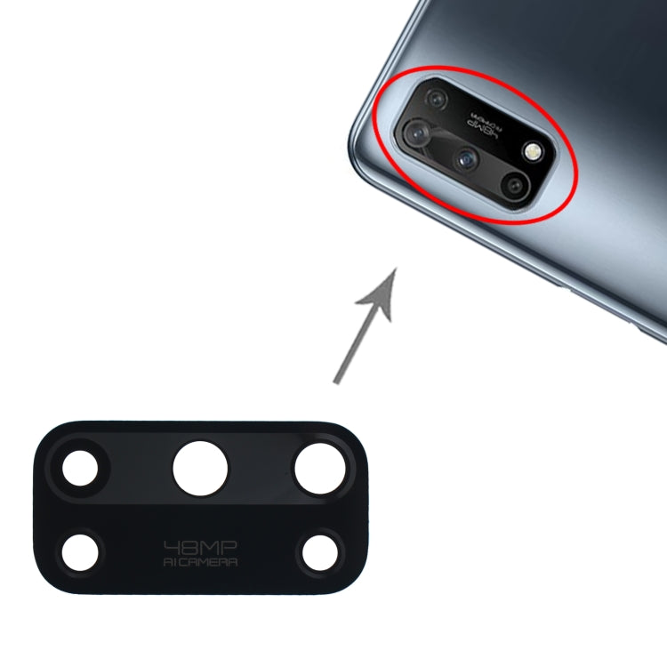 For OPPO K7x PEAM00 10pcs Back Camera Lens