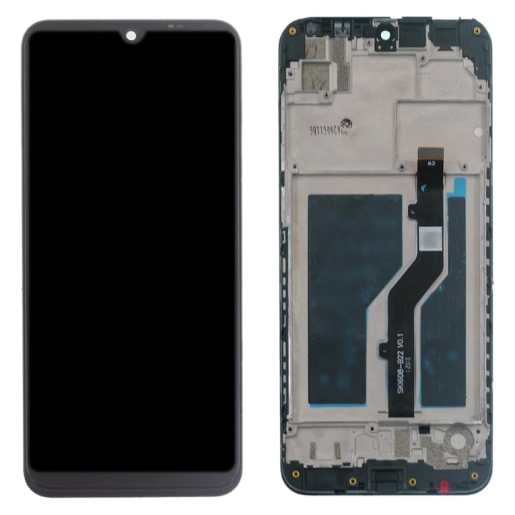 LCD Screen and Digitizer Full Assembly with Frame for ZTE Blade A5 2020 My Store