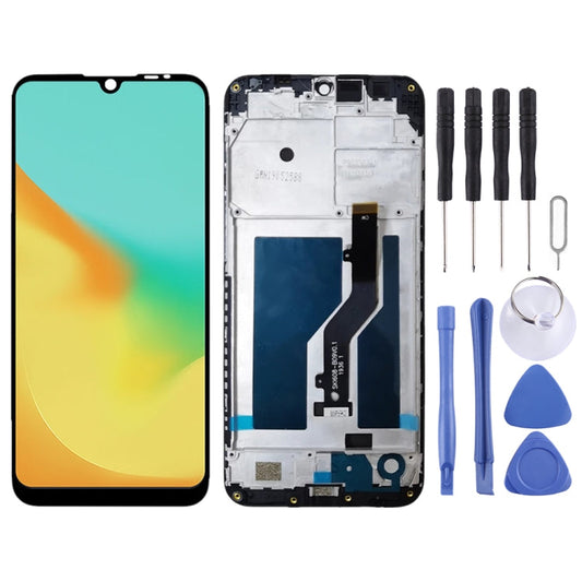 LCD Screen and Digitizer Full Assembly with Frame for ZTE Blade A7 2019 2019RU