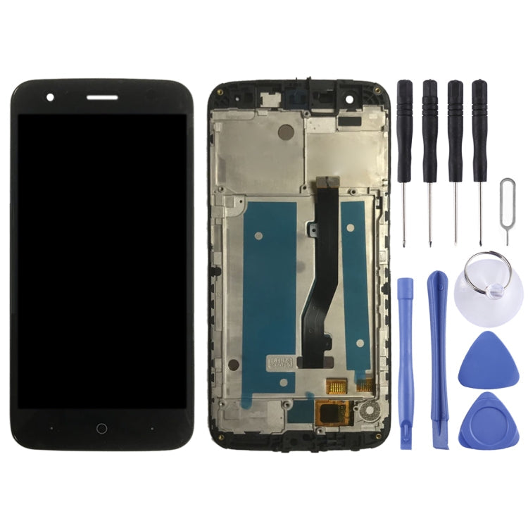 LCD Screen and Digitizer Full Assembly with Frame for ZTE Blade V8 Lite