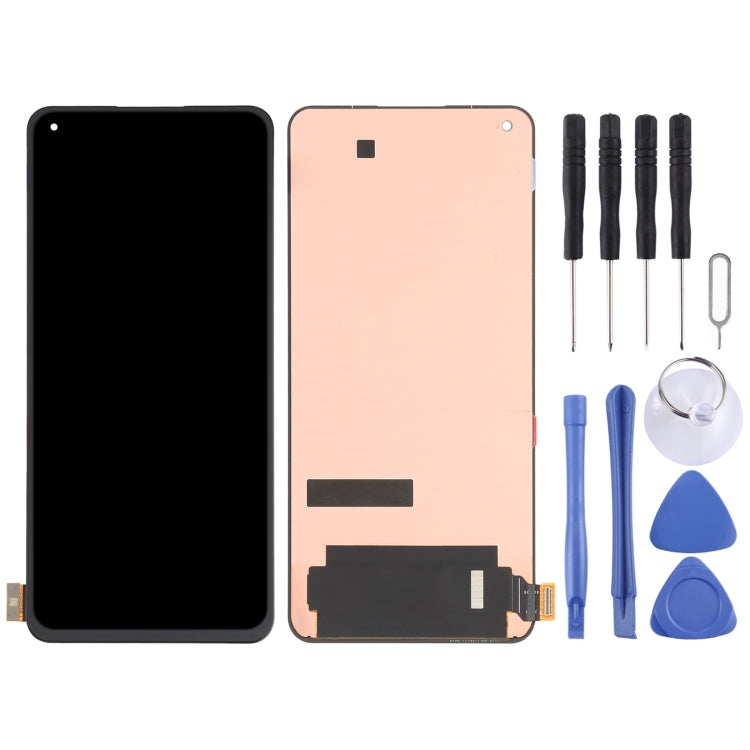 Original AMOLED Material LCD Screen and Digitizer Full Assembly for Xiaomi Mi 11 Lite/11 Lite 5G NE M2101K9AG