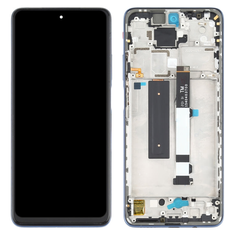 Original LCD Screen and Digitizer Full Assembly with Frame for Xiaomi Redmi Note 9 Pro 5G / Mi 10T Lite 5G M2007J17C M2007J17G