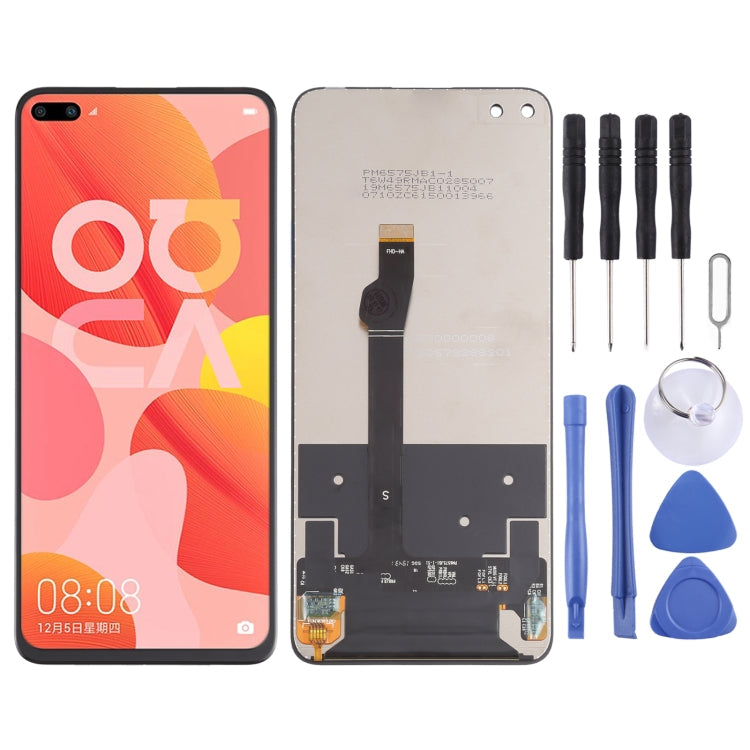 Original LCD Screen and Digitizer Full Assembly for Huawei Nova 6 / Honor V30