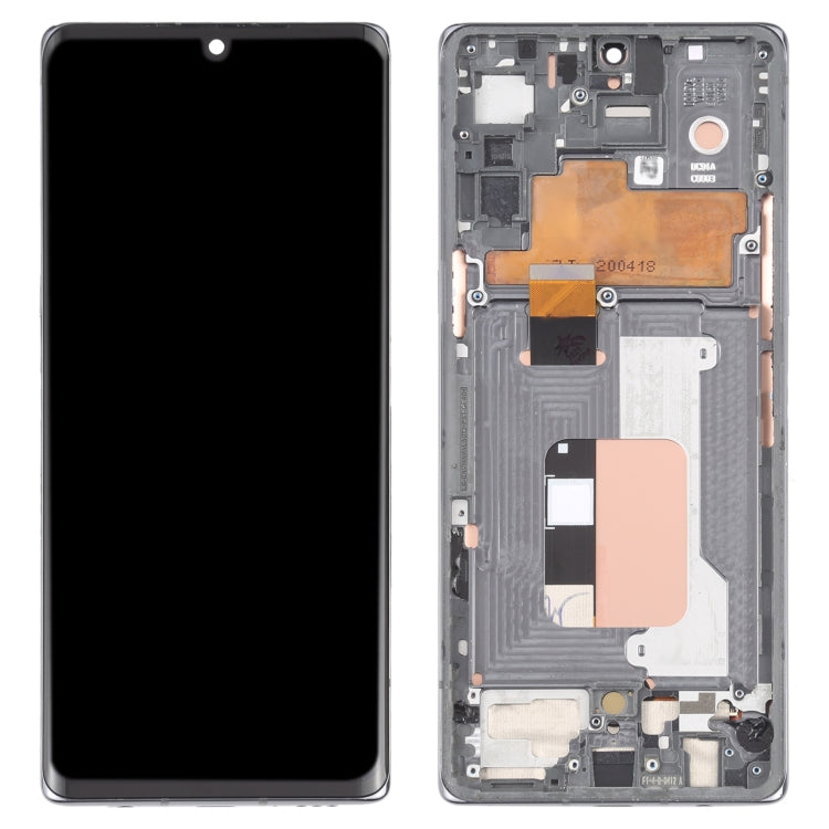 LCD Screen and Digitizer Full Assembly with Frame for LG Velvet 5G LM-G900N LM-G900EM LM-G900 LM-G900TM