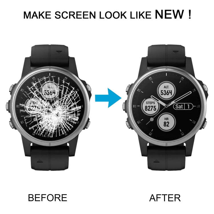 LCD Screen and Digitizer Full Assembly With Frame for Garmin Fenix 5S Plus Sapphire Version My Store