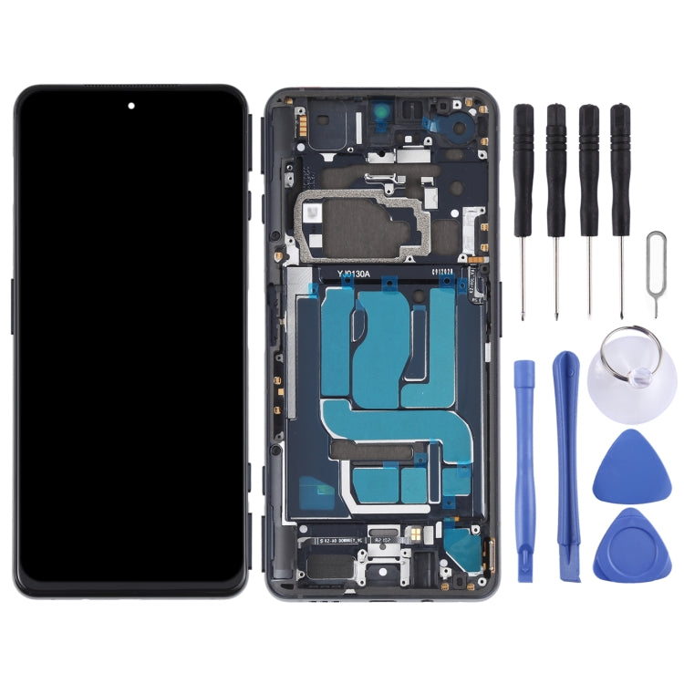 Original LCD Screen and Digitizer Full Assembly With Frame for Xiaomi Black Shark 4 / Black Shark 4 Pro SHARK PRS-H0, SHARK PRS-A0