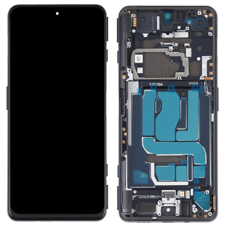 Original LCD Screen and Digitizer Full Assembly With Frame for Xiaomi Black Shark 4 / Black Shark 4 Pro SHARK PRS-H0, SHARK PRS-A0