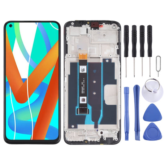 Original LCD Screen and Digitizer Full Assembly With Frame for OPPO Realme V13 5G My Store