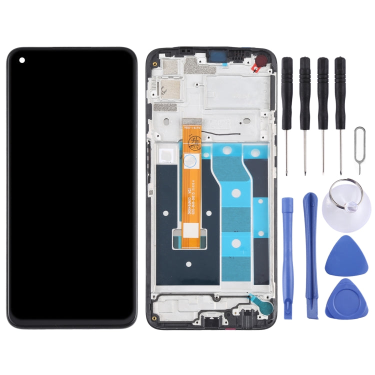 LCD Screen and Digitizer Full Assembly with Frame for OPPO Realme 6i (India) / Realme 6s / Realme Narzo RMX2002 My Store