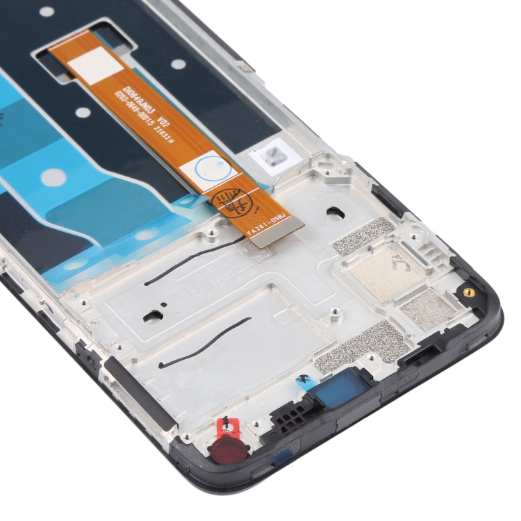 LCD Screen and Digitizer Full Assembly with Frame for OPPO Realme 6i (India) / Realme 6s / Realme Narzo RMX2002