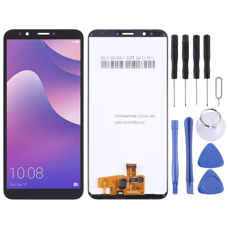 LCD Screen and Digitizer Full Assembly for Huawei Y7 Pro 2018