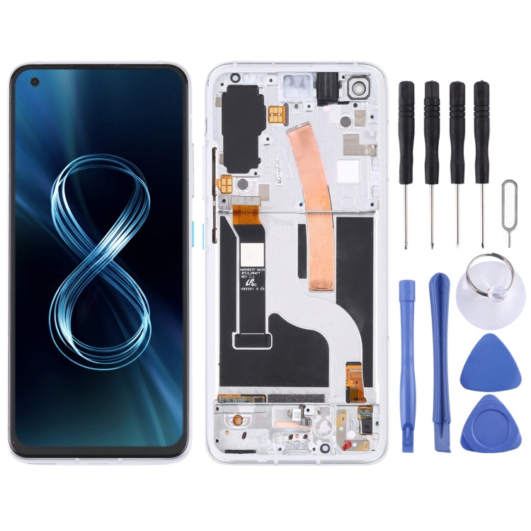 AMOLED Material LCD Screen and Digitizer Full Assembly with Frame for Asus Zenfone 8 ZS590KS My Store