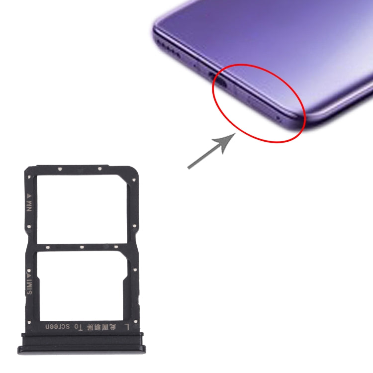 SIM Card Tray + NM Card Tray for Honor 30i