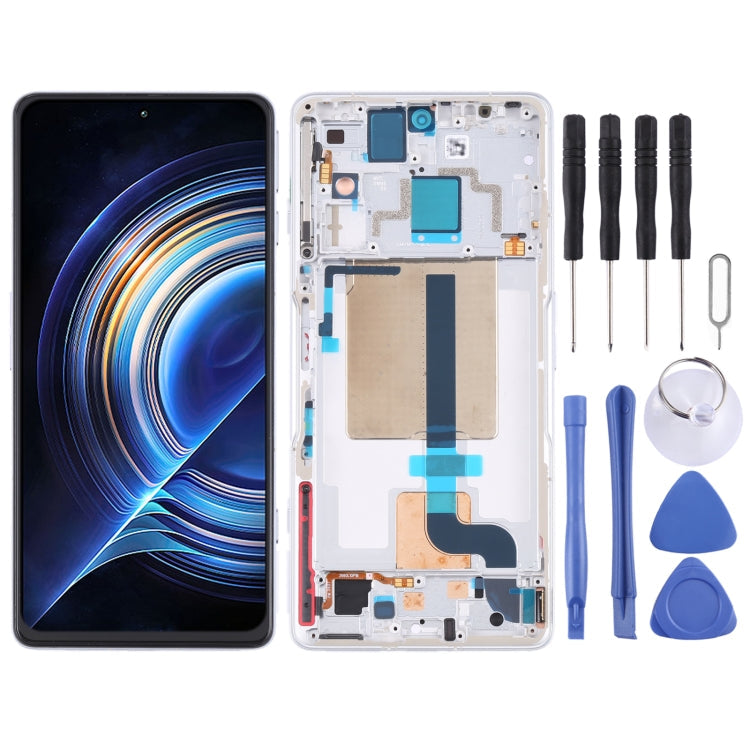 Original LCD Screen and Digitizer Full Assembly with Frame for Xiaomi Redmi K50 Gaming/Poco F4 GT My Store