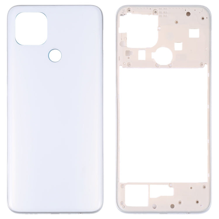 For OPPO A15/A15S/A35 Battery Back Cover with Middle Frame