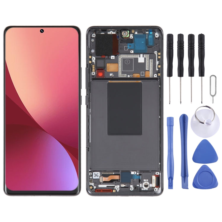 For Xiaomi 12 Pro / 12S Pro AMOLED Original LCD Screen Digitizer Full Assembly with Frame