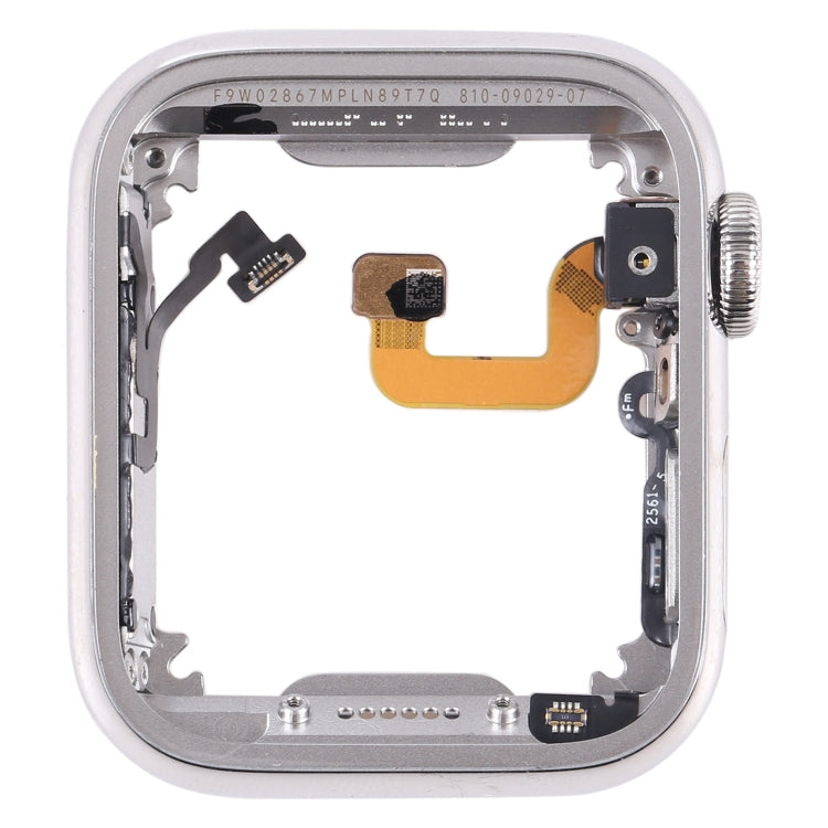 For Apple Watch Series 6 40mm Stainless Steel Middle Frame Bezel Plate with Loudspeaker / Power / Rotating Shaft Flex Cable My Store