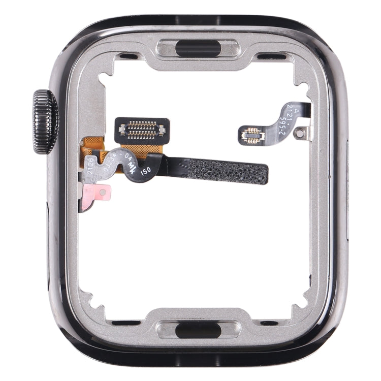 For Apple Watch Series 7 41mm Stainless Steel Middle Frame Bezel Plate with Loudspeaker / Power / Rotating Shaft Flex Cable My Store