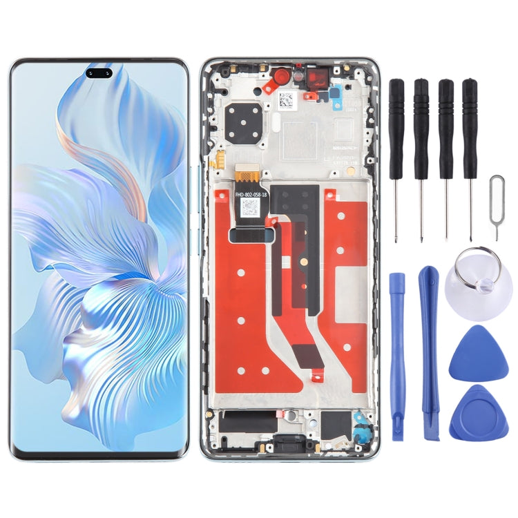 For Honor 80 Pro Original LCD Screen Digitizer Full Assembly with Frame