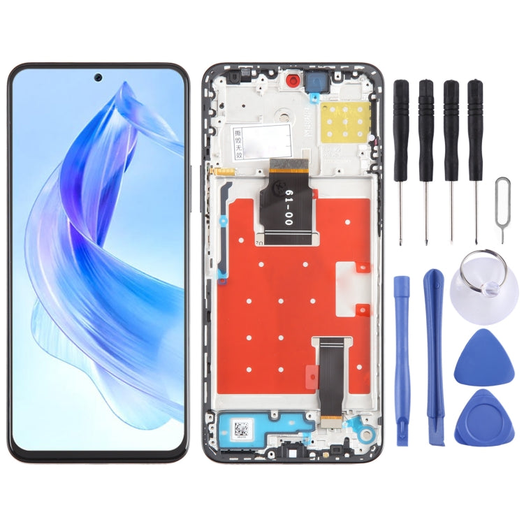 For Honor 90 Lite Original LCD Screen Digitizer Full Assembly with Frame