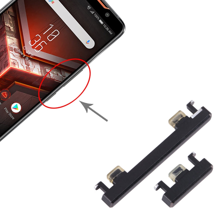 For Asus ROG Phone ZS600KL 1Set Power Button + Volume Control Button