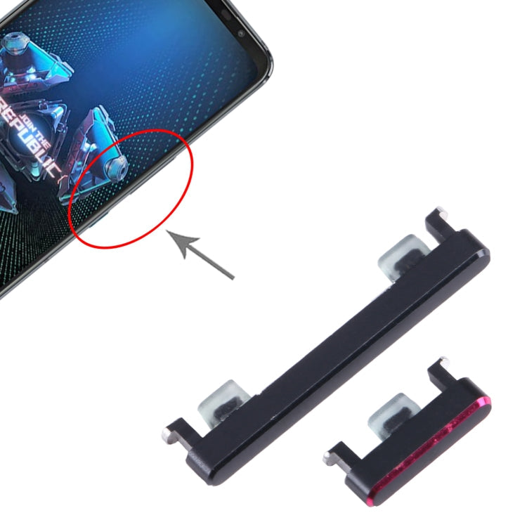 For Asus ROG Phone 5 ZS673KS 1set Power Button + Volume Control Button