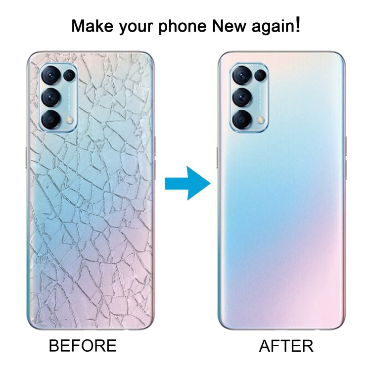 For OPPO Find X3 Lite Glass Material Battery Back Cover My Store